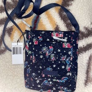 Vera Bradley RFID Mini Hipster in Holiday Owls